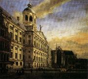 Jan van der Heyden The City Hall in Amsterdam USA oil painting artist